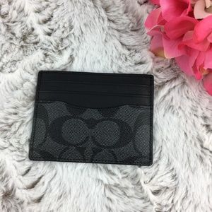Coach Signature Slim Card Case